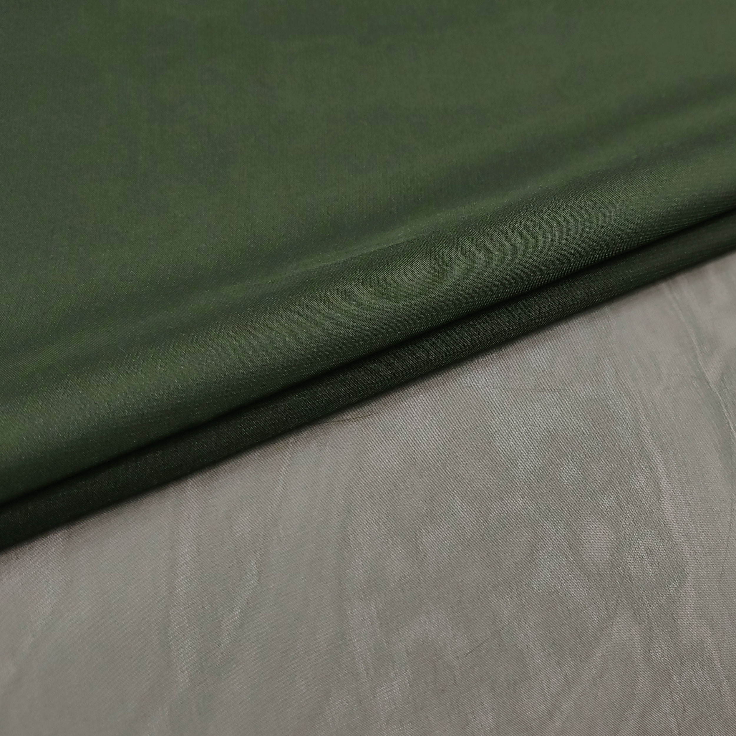 Tessuto Chiffon Verde Militare