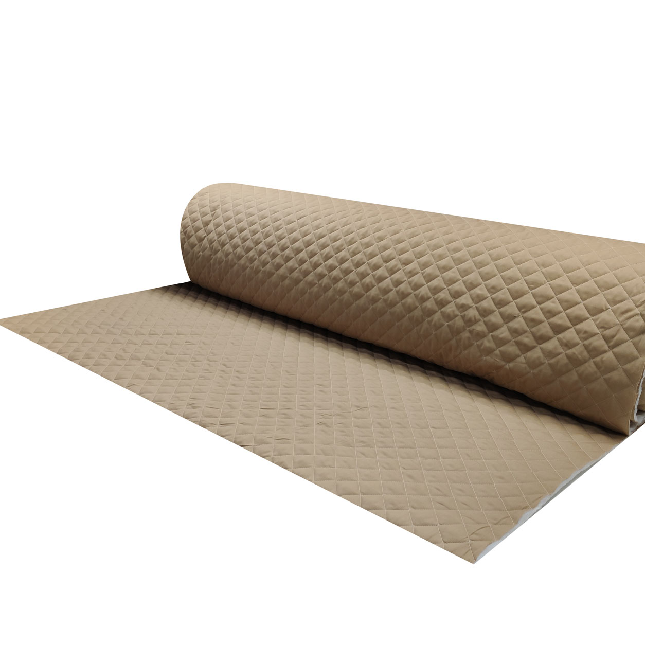 Tessuto Trapuntato Quadretto Beige